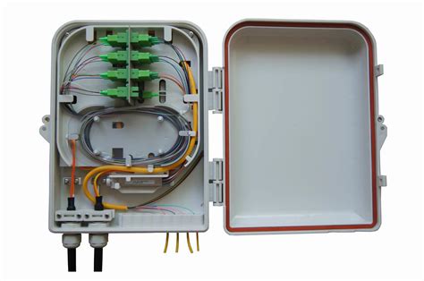 fiber distribution box wall mount|fiber optic outlet box.